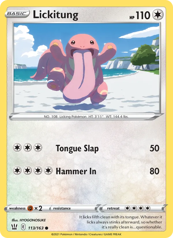 Lickitung · Battle Styles 113/163