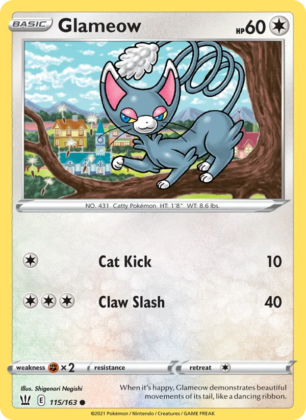 Glameow · Battle Styles 115/163
