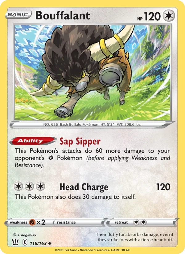 Bouffalant · Battle Styles 118/163