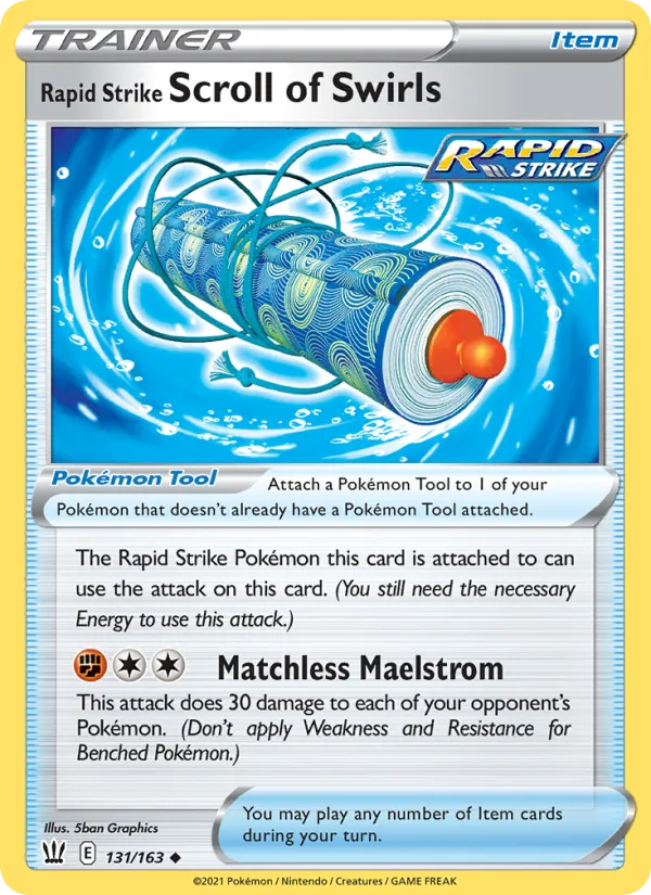 Rapid Strike Scroll of Swirls · Battle Styles 131/163