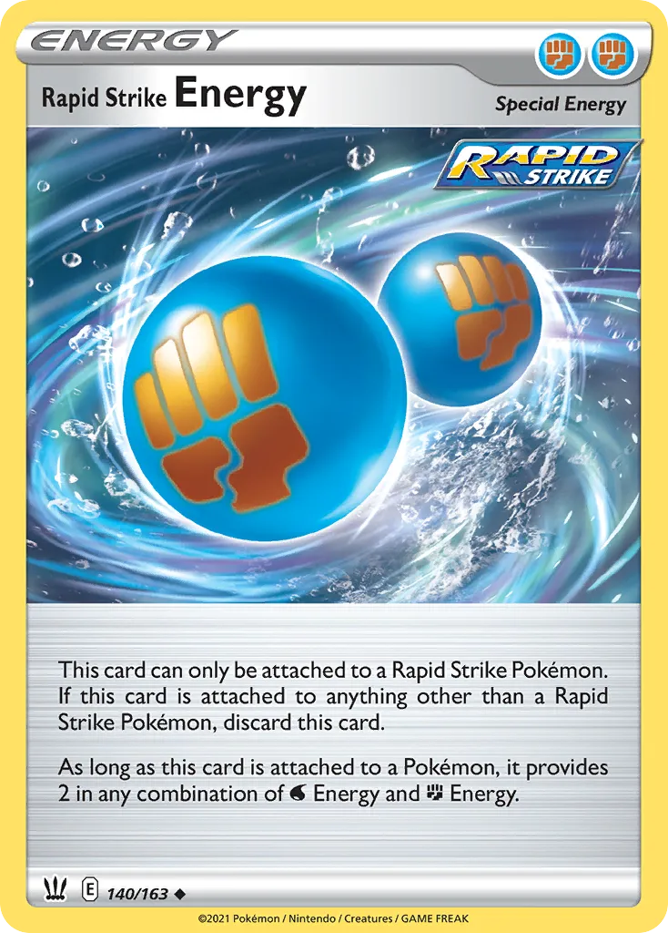 Rapid Strike Energy · Battle Styles 140/163