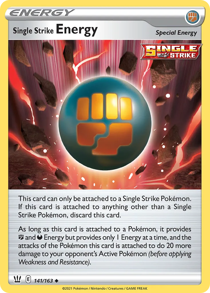 Single Strike Energy · Battle Styles 141/163
