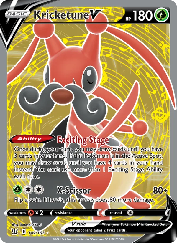 Kricketune V · Battle Styles 142/163