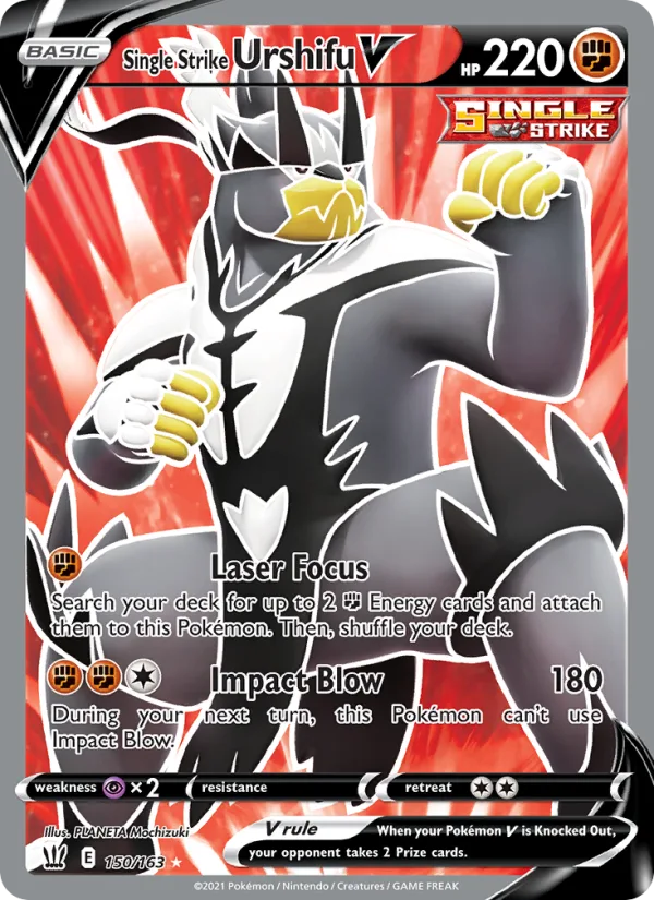 Single Strike Urshifu V · Battle Styles 150/163