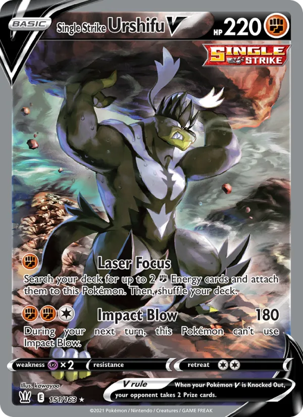 Single Strike Urshifu V · Battle Styles 151/163