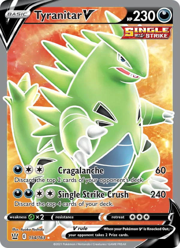Tyranitar V · Battle Styles 154/163