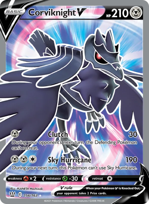 Corviknight V · Battle Styles 156/163