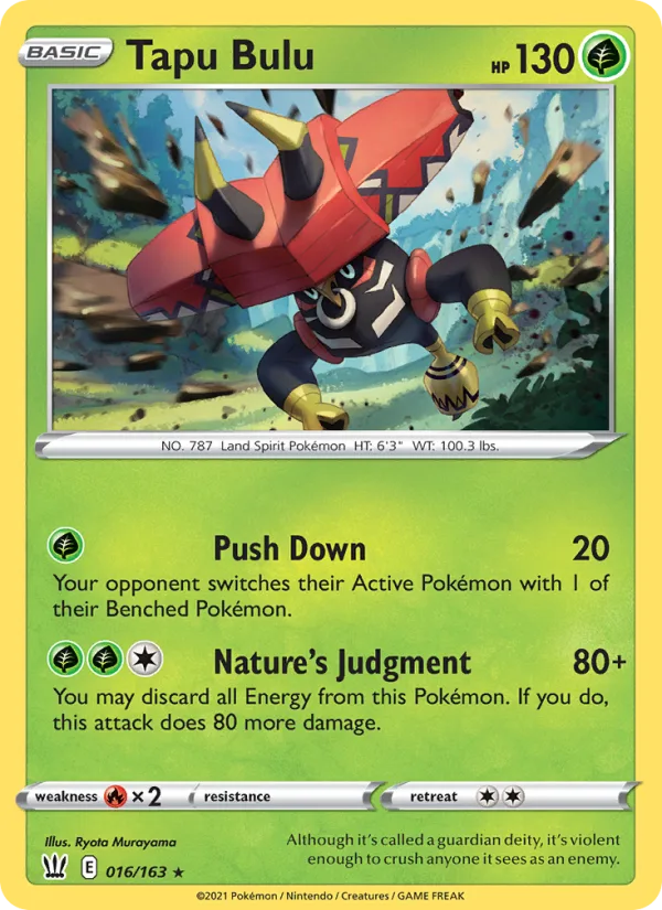 Tapu Bulu · Battle Styles 16/163