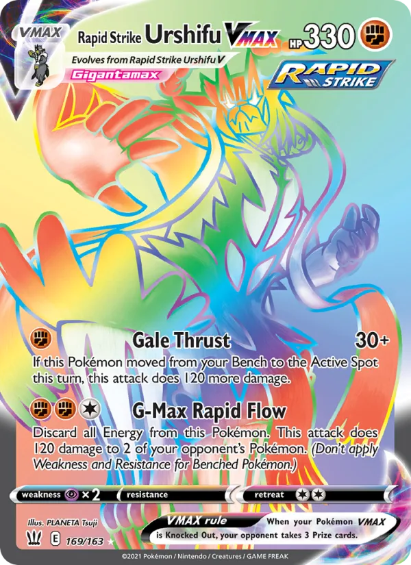 Rapid Strike Urshifu VMAX · Battle Styles 169/163