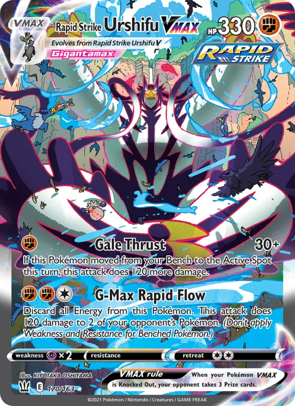 Rapid Strike Urshifu VMAX · Battle Styles 170/163
