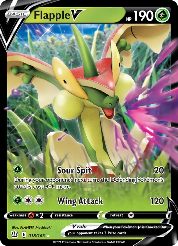 Flapple V · Battle Styles 18/163