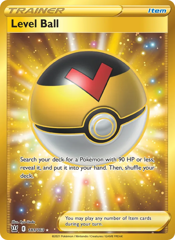 Level Ball · Battle Styles 181/163