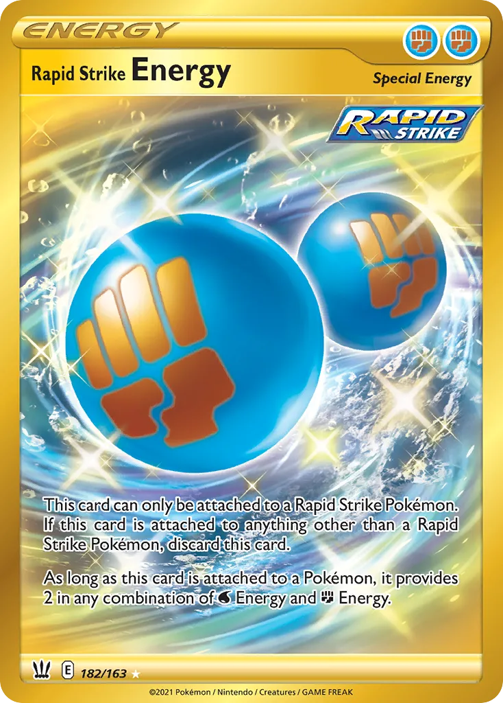 Rapid Strike Energy · Battle Styles 182/163