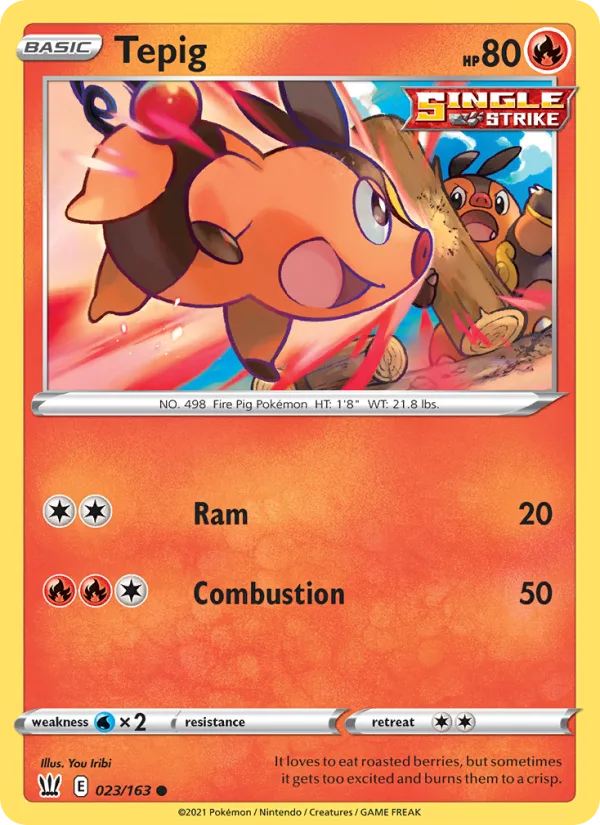 Tepig · Battle Styles 23/163