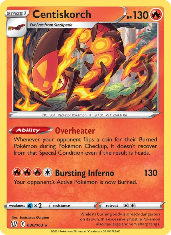 Centiskorch · Battle Styles 30/163