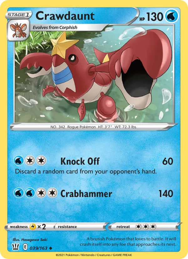 Crawdaunt · Battle Styles 39/163