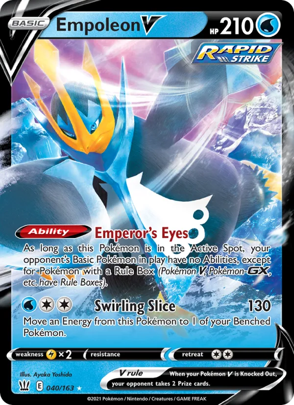 Empoleon V · Battle Styles 40/163