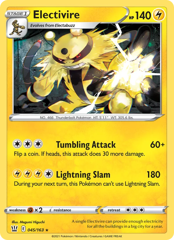 Electivire · Battle Styles 45/163