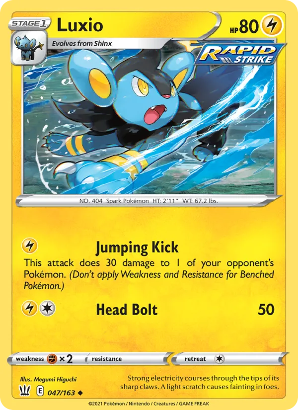 Luxio · Battle Styles 47/163