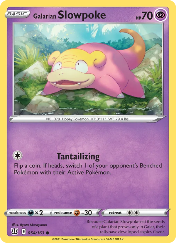 Galarian Slowpoke · Battle Styles 54/163