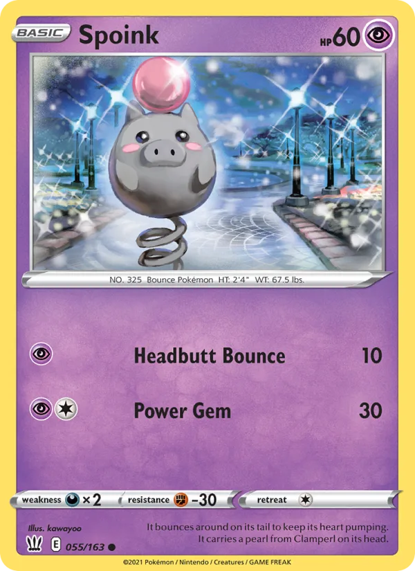 Spoink · Battle Styles 55/163