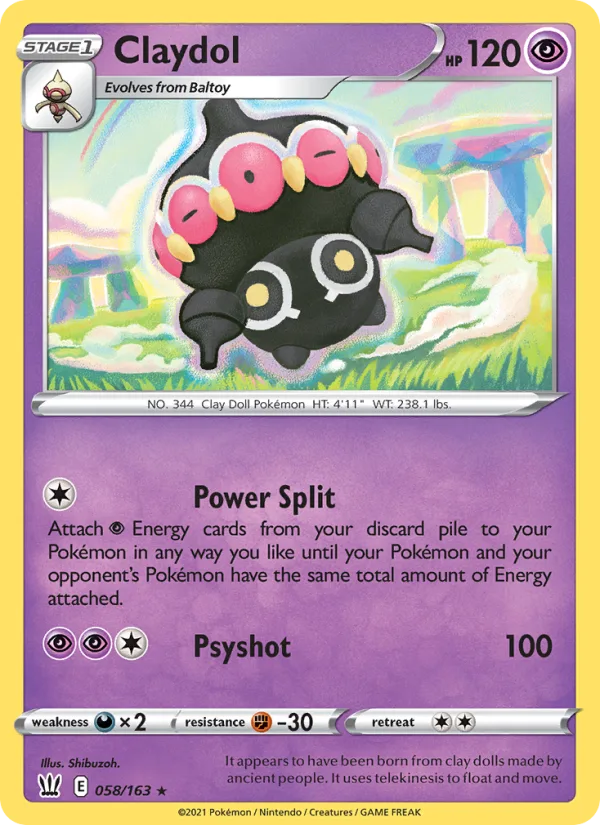 Claydol · Battle Styles 58/163