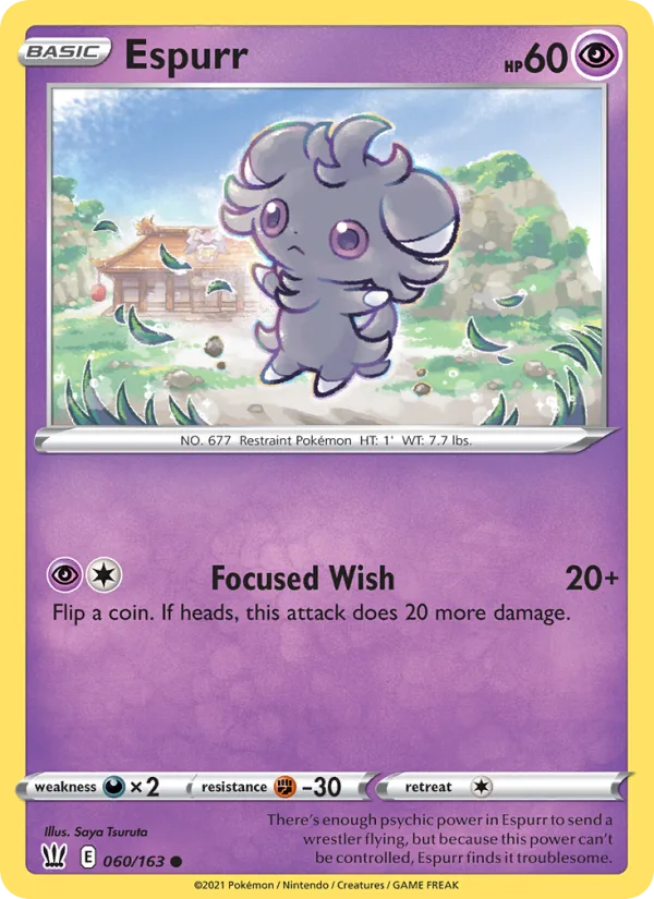 Espurr · Battle Styles 60/163