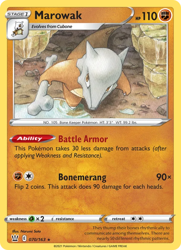 Marowak · Battle Styles 70/163