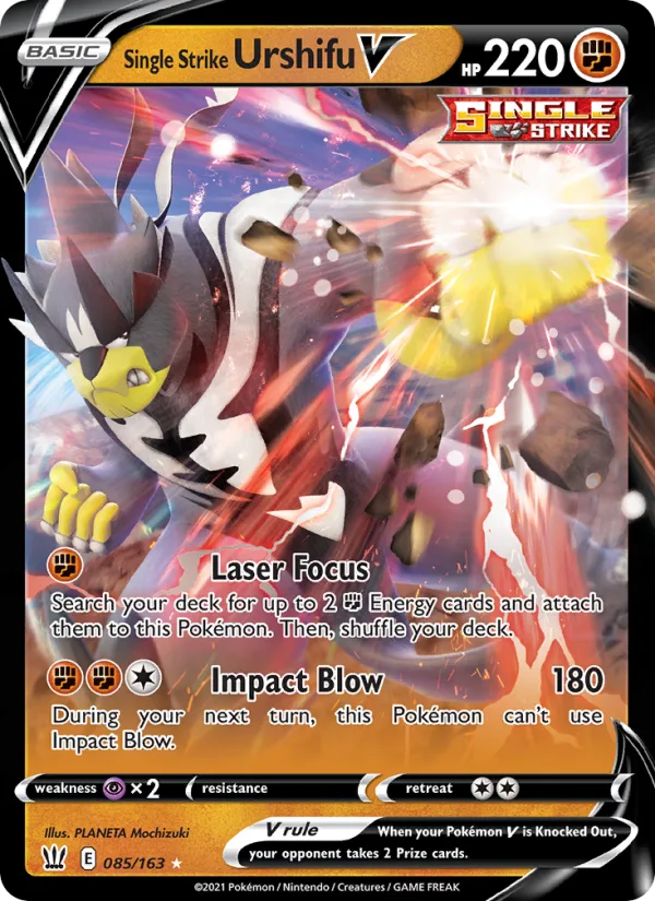 Single Strike Urshifu V · Battle Styles 85/163