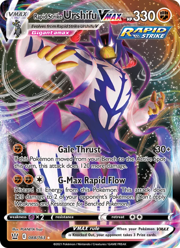 Rapid Strike Urshifu VMAX · Battle Styles 88/163