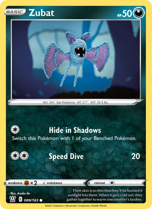 Zubat · Battle Styles 89/163