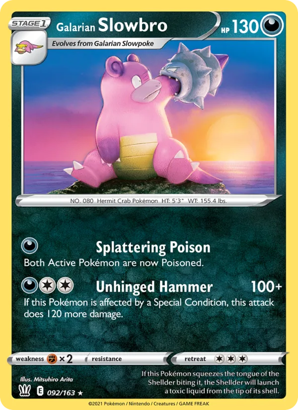 Galarian Slowbro · Battle Styles 92/163