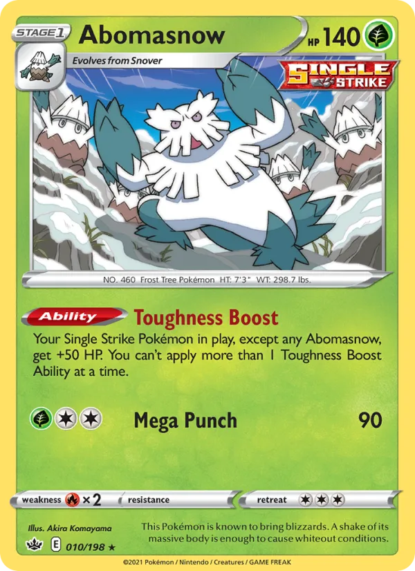 Abomasnow · Chilling Reign 10/198