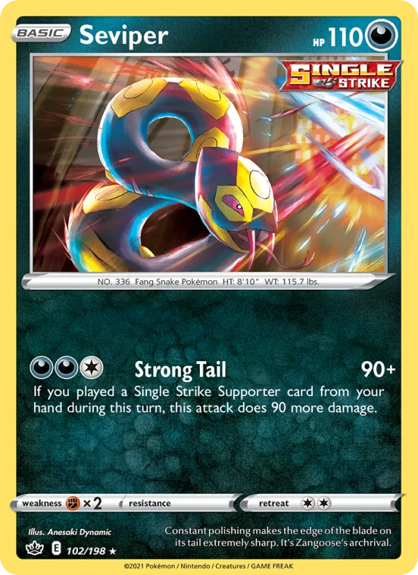 Seviper · Chilling Reign 102/198