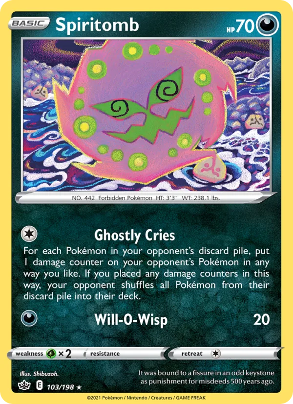 Spiritomb · Chilling Reign 103/198