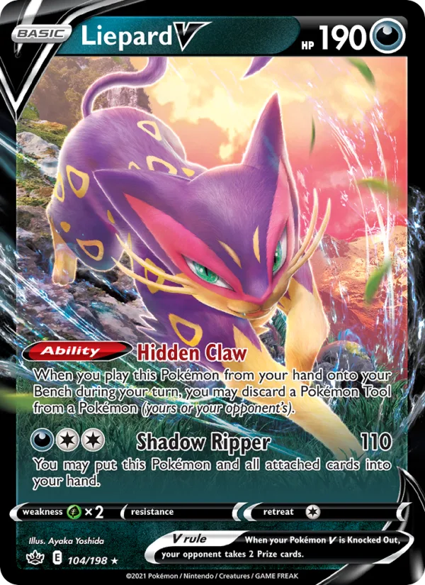 Liepard V · Chilling Reign 104/198