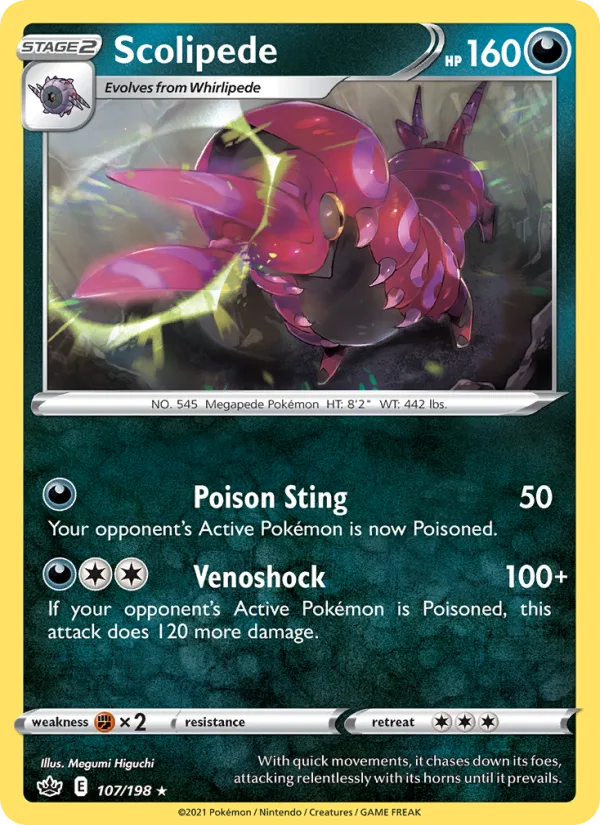 Scolipede · Chilling Reign 107/198