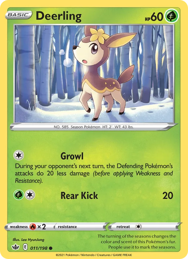 Deerling · Chilling Reign 11/198
