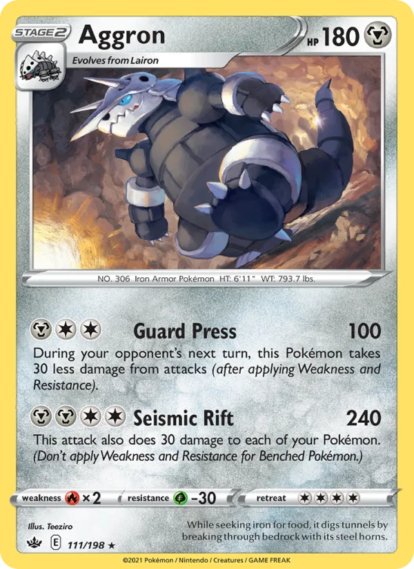 Aggron · Chilling Reign 111/198