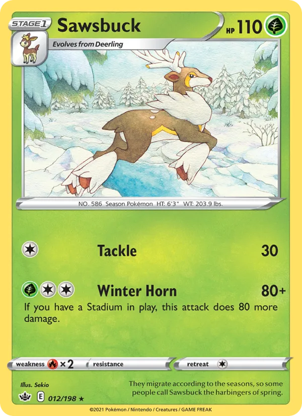 Sawsbuck · Chilling Reign 12/198