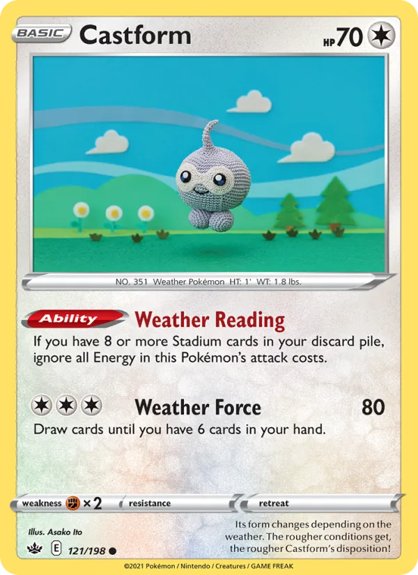 Castform · Chilling Reign 121/198