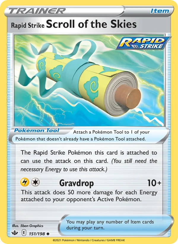 Rapid Strike Scroll of the Skies · Chilling Reign 151/198