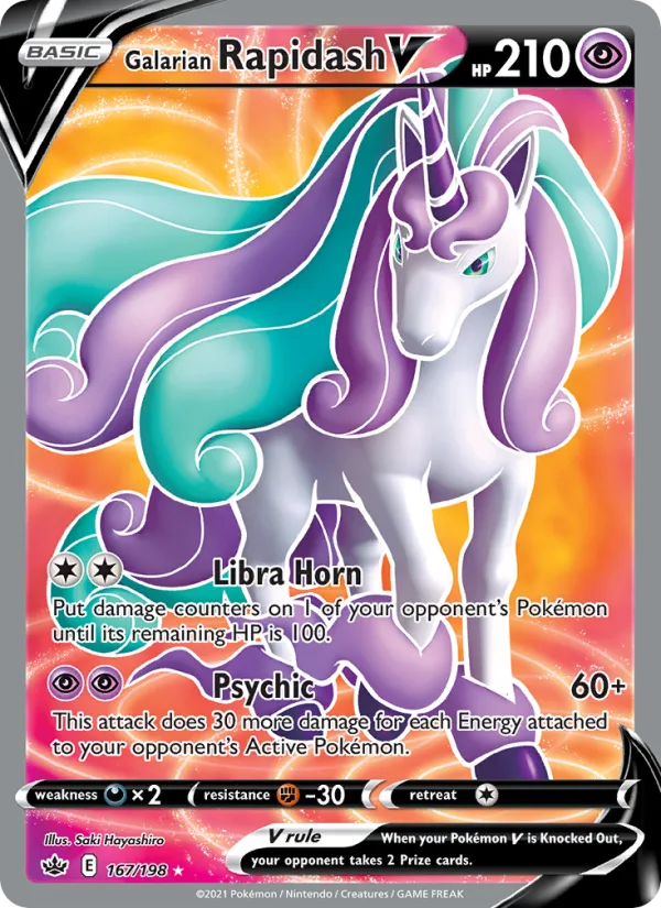 Galarian Rapidash V · Chilling Reign 167/198