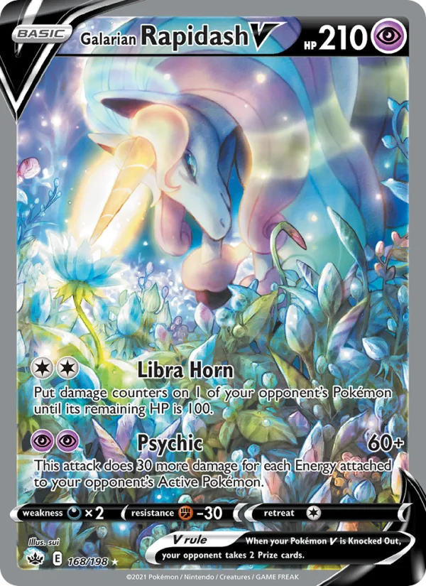 Galarian Rapidash V · Chilling Reign 168/198