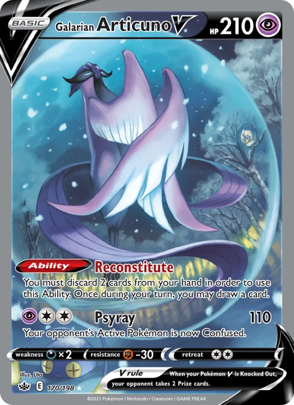 Galarian Articuno V · Chilling Reign 170/198