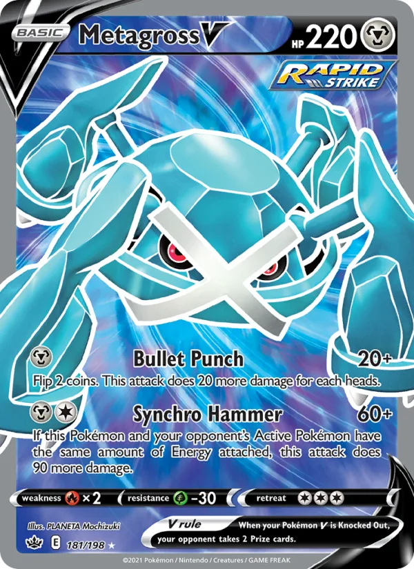 Metagross V · Chilling Reign 181/198