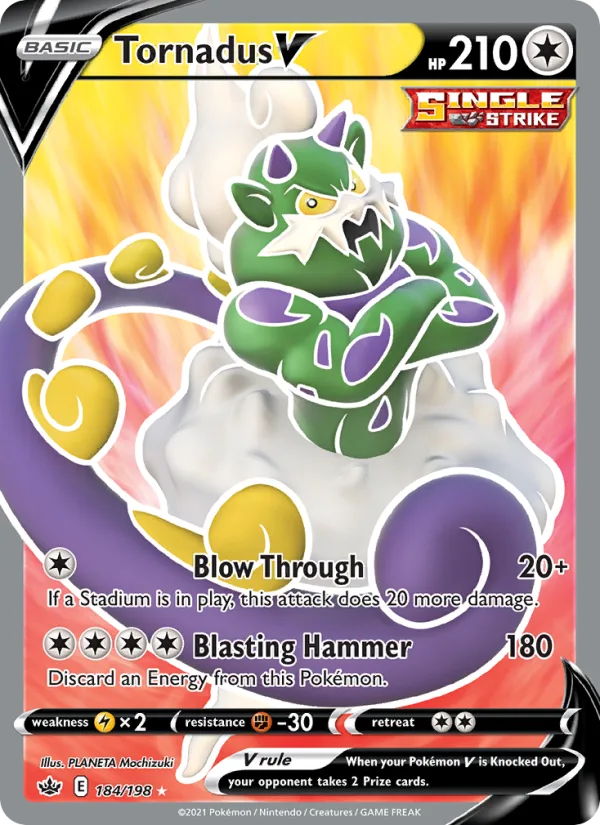 Tornadus V · Chilling Reign 184/198