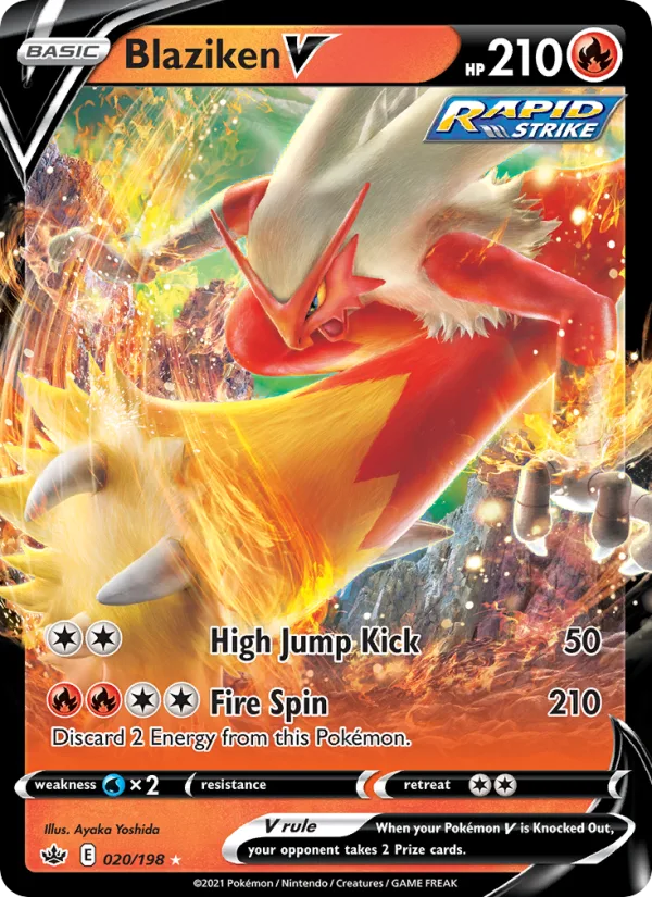 Blaziken V · Chilling Reign 20/198