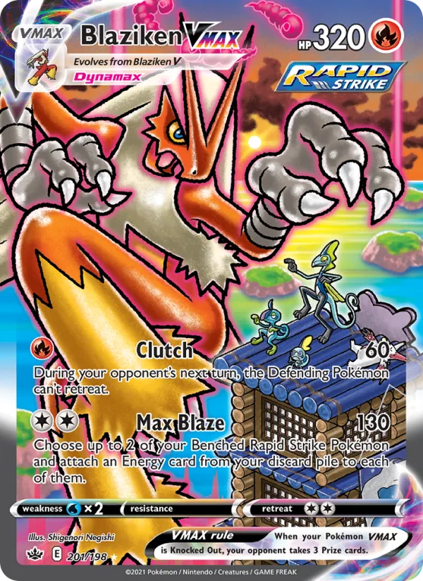 Blaziken VMAX · Chilling Reign 201/198
