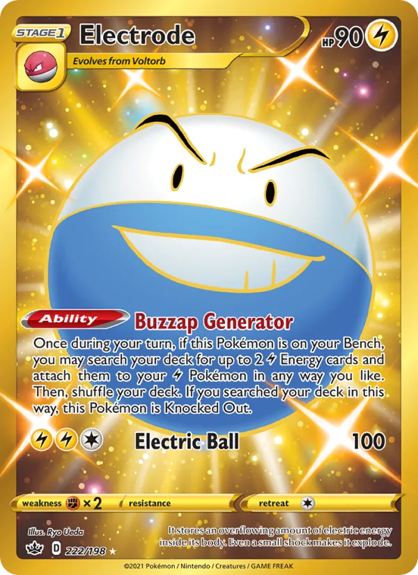 Electrode · Chilling Reign 222/198